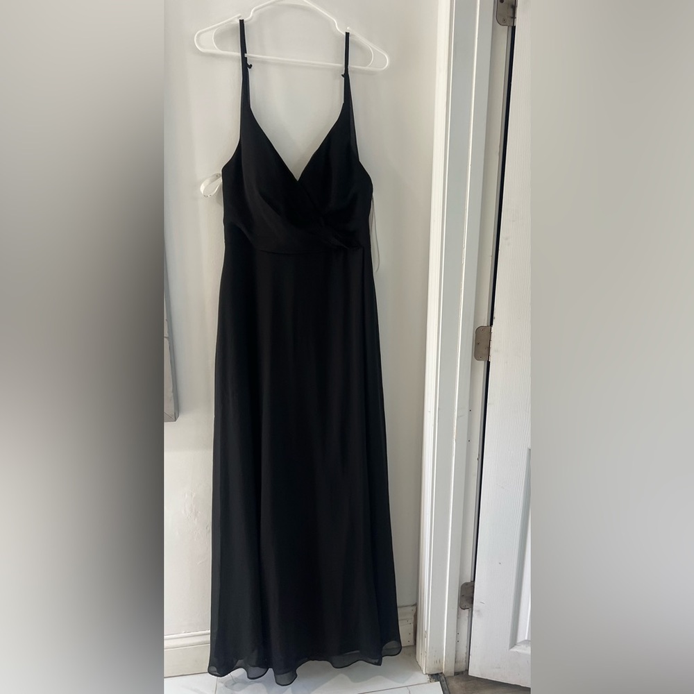 Azazie Strapless Black Dress